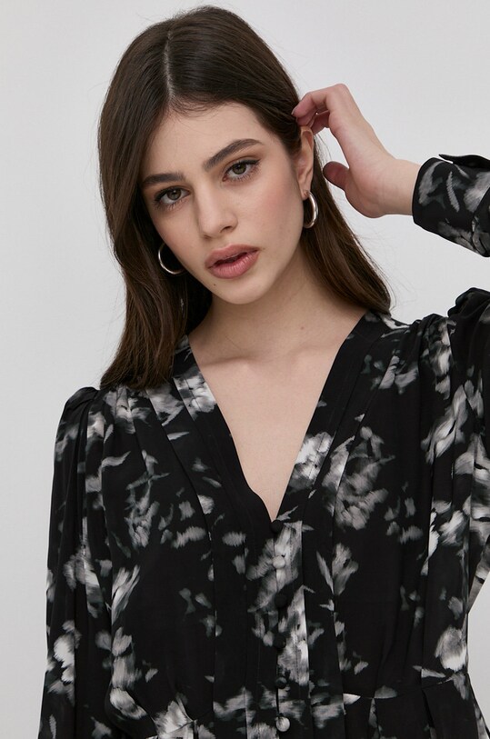 Блузка The Kooples чорний FTOP24030K