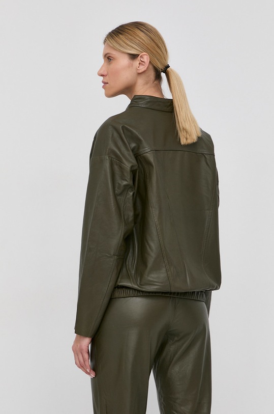 Odzież Notes du Nord Bluzka skórzana Taz 12505 zielony
