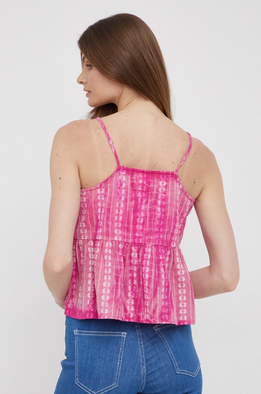 Одяг Бавовняна блузка Pepe Jeans Pam PL304256.422 рожевий