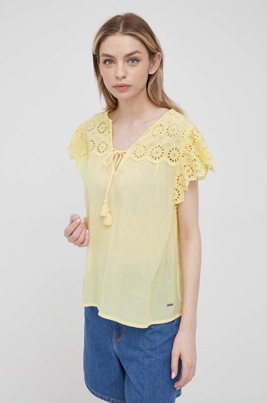 Pepe Jeans bluzka STELLA żółty PL304254.022