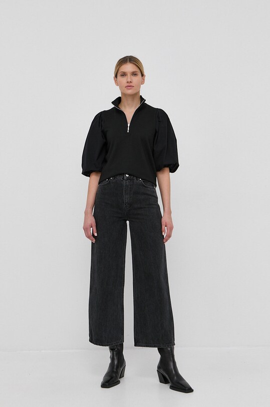 Gestuz - Bluzka Alona 10905898 czarny SS22