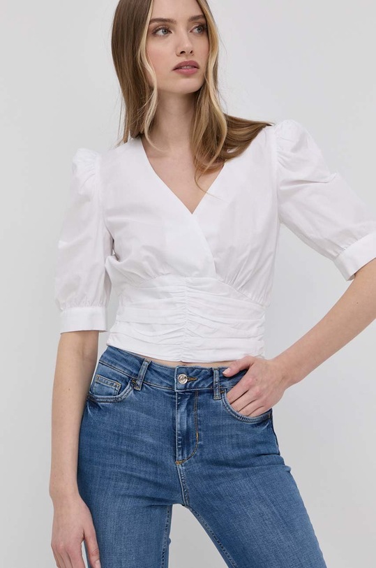 Bavlněná halenka Morgan slim bílá 212.OTO