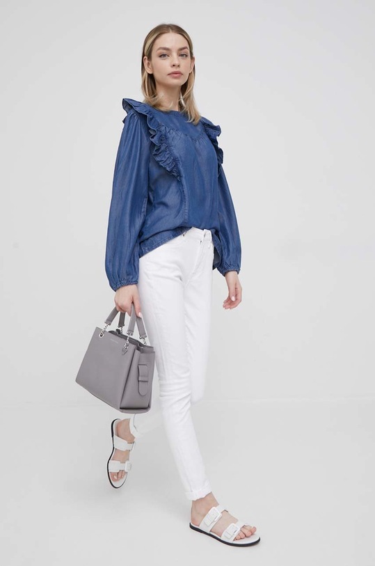 United Colors of Benetton bluza 5DA7DQ002.901 violet SS22