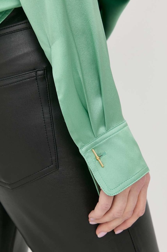 Victoria Beckham bluzka jedwabna 1222WSH003614A zielony