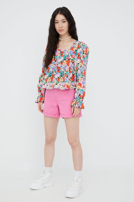 Only bluzka 15254273.Black multicolor SS22