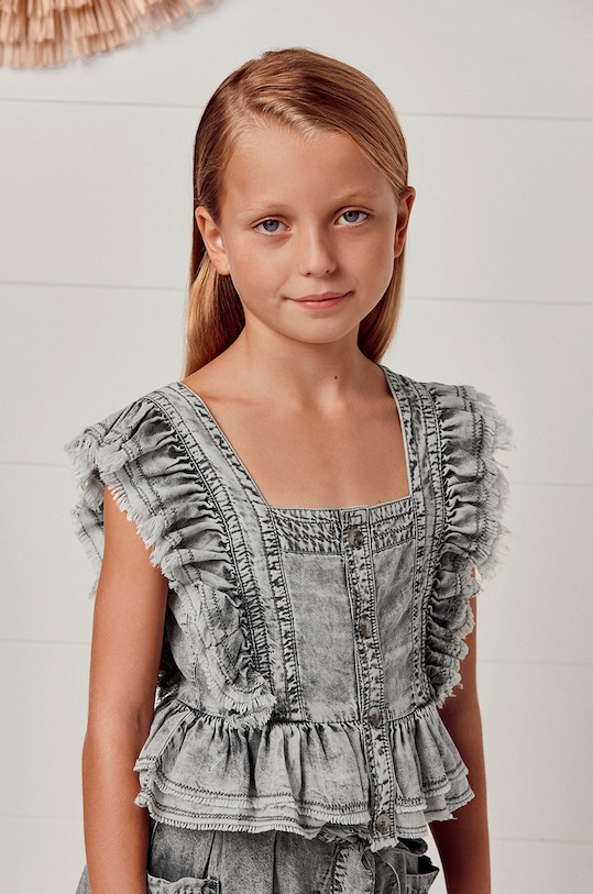 Mayoral bluza copii uni gri 6124.8C.JUNIOR