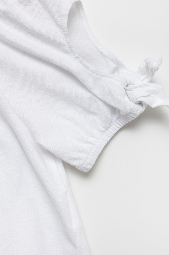 Dziewczynka United Colors of Benetton t-shirt dziecięcy 3EQZC102R.G biały