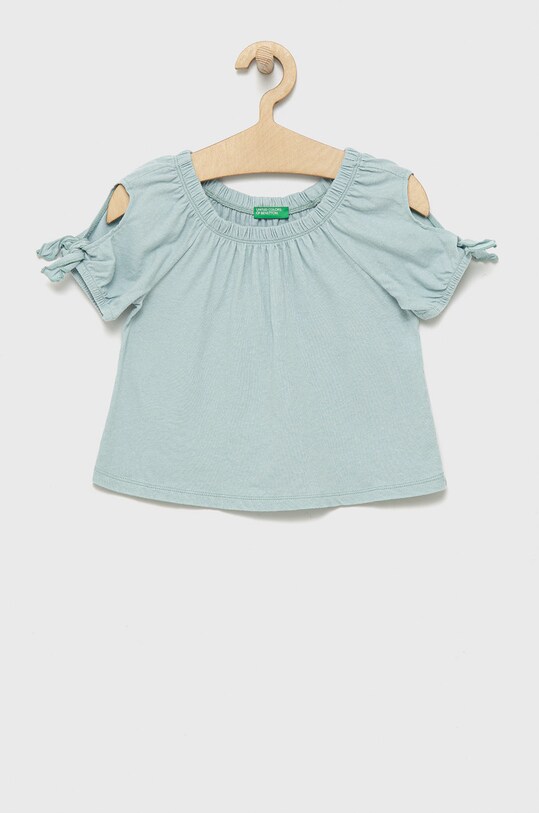 Παιδικό μπλουζάκι United Colors of Benetton casual τιρκουάζ 3EQZC102R.G