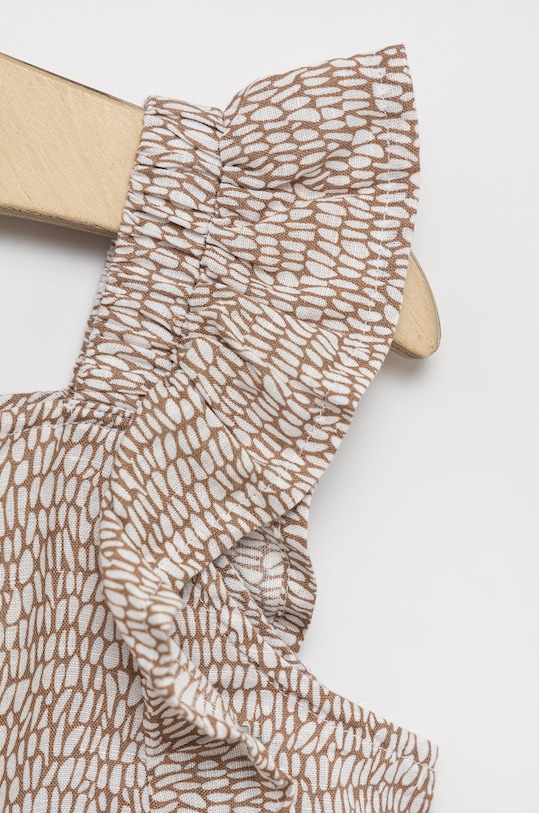 Κοριτσίστικα Λευκή μπλούζα United Colors of Benetton 5WWRCQ007.G μπεζ