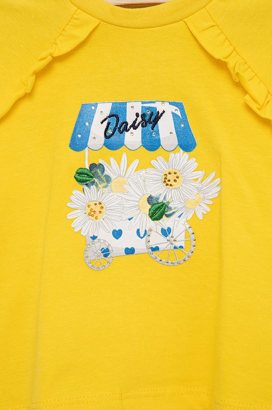 Dziewczynka Birba&Trybeyond top dziecięcy 999.44087.00. żółty