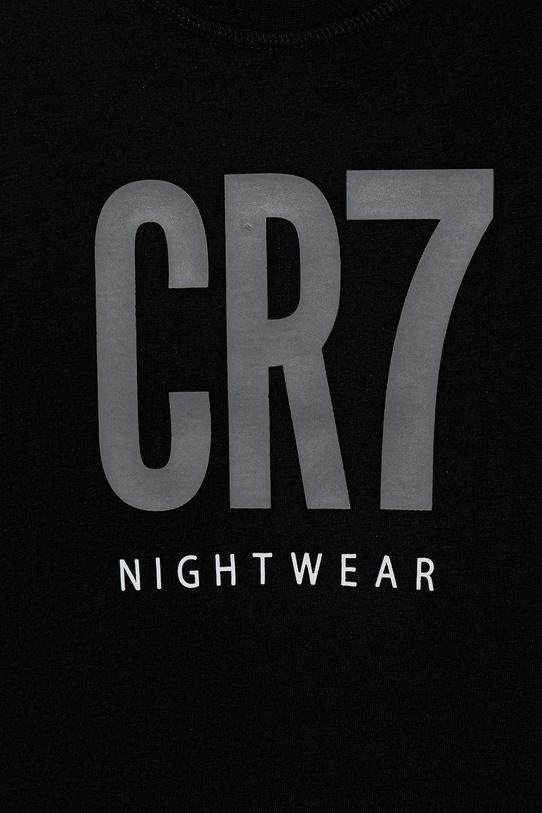 CR7 Cristiano Ronaldo set de pijama de bumbac pentru copii negru 8770.42.913