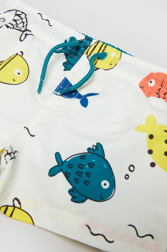OVS szorty kąpielowe dziecięce 1441035.0.3y.Beachwear biały SS22