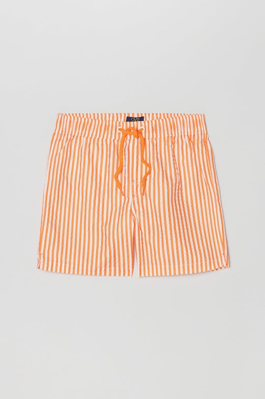 OVS pantaloni scurti de baie copii Planet friendly alb 1478376.Boy.3.15y.Beach