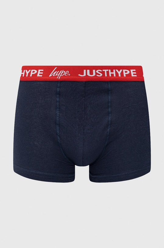 Hype bokserki bawełniane dziecięce (3-pack) czerwony TWBT.325