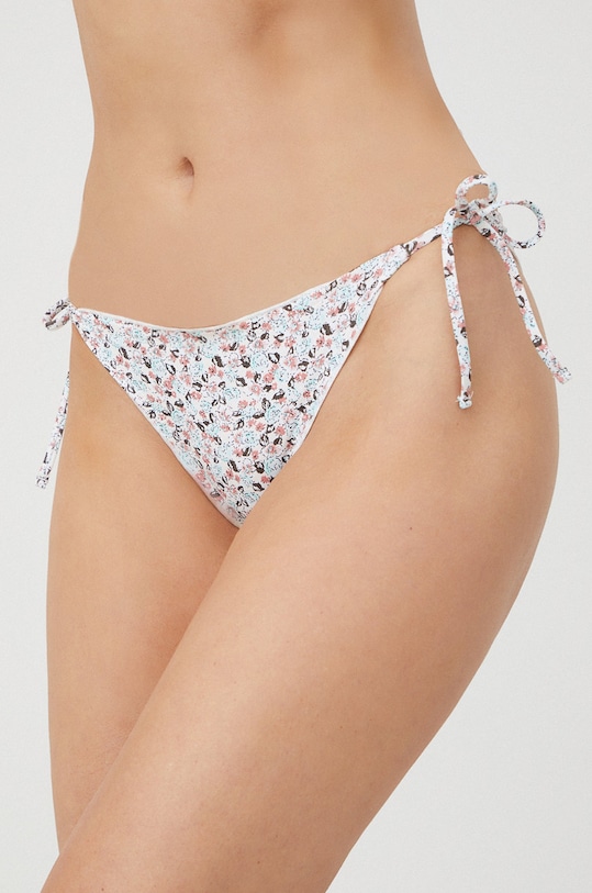 Pieces figi kąpielowe Victoria drobny wzór beżowy 17121118.Buttercrea