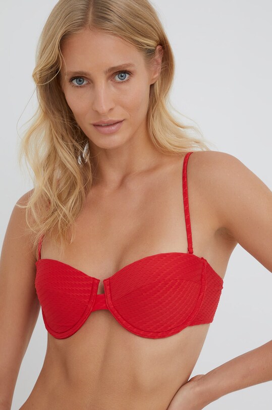 Only sutien de baie Kaja cu balene rosu 15250848.MarsRed