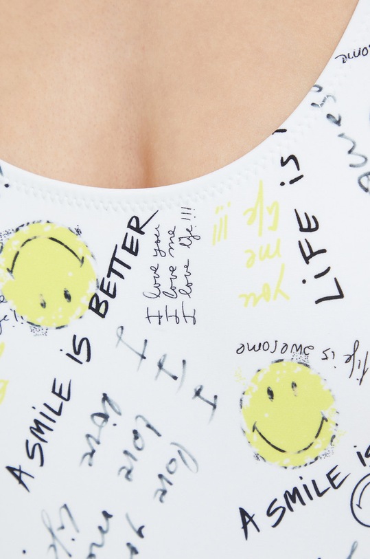 Desigual jednoczęściowy strój kąpielowy 22SWMK24 biały 22SWMK24