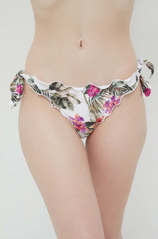 Plavkové kalhotky Guess spodní bílá E02O20.MC045