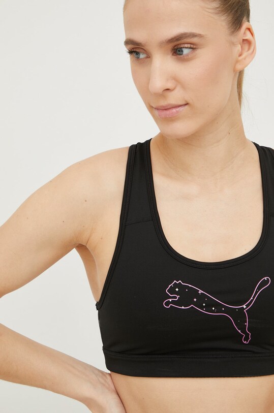 Спортивный бюстгальтер Puma 4keeps чёрный 52030604