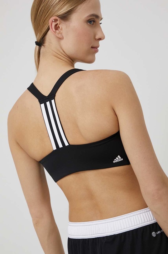 Sportovní podprsenka adidas Performance Powerimpact HE9063 jemně vyztužené černá HE9063