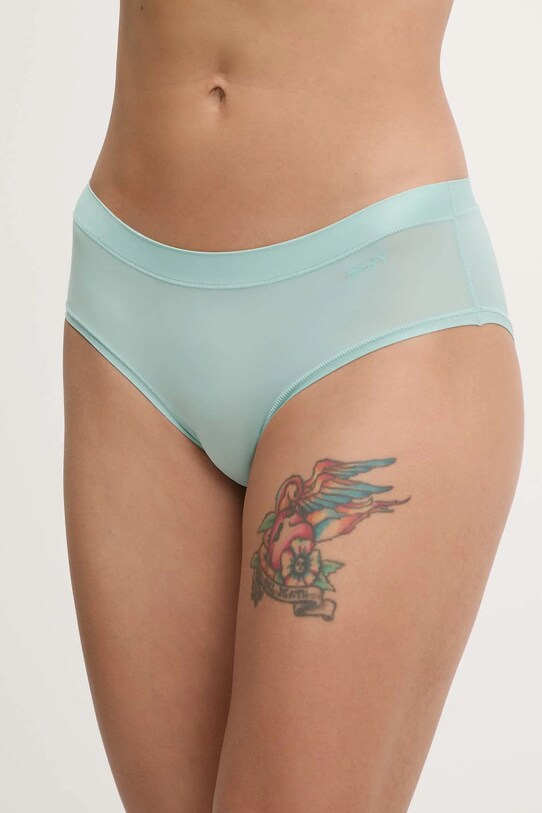 Kalhotky Dkny tyrkysová DK8963