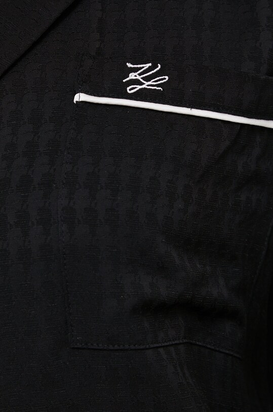 Karl Lagerfeld pijamale cu banda de ochi 220W2129 negru