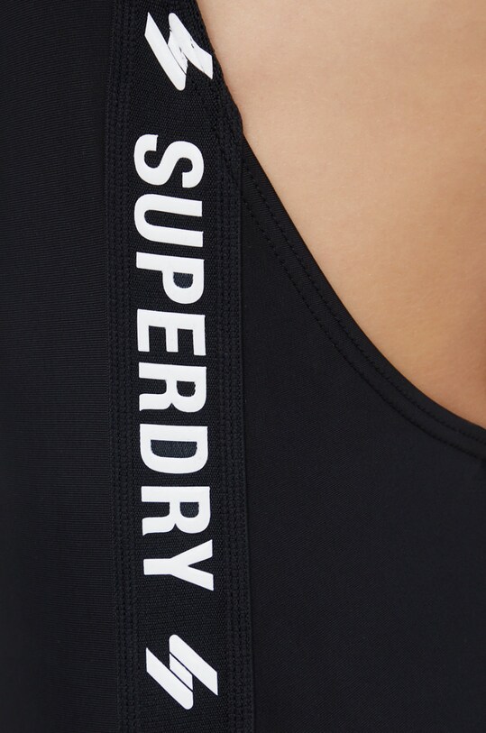 Superdry costum de baie dintr-o bucată W3010253A.02A negru