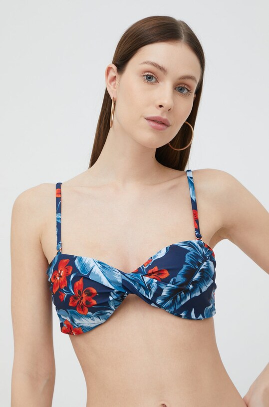 Oblečenie Plavková podprsenka Superdry W3010276A.7AE tmavomodrá