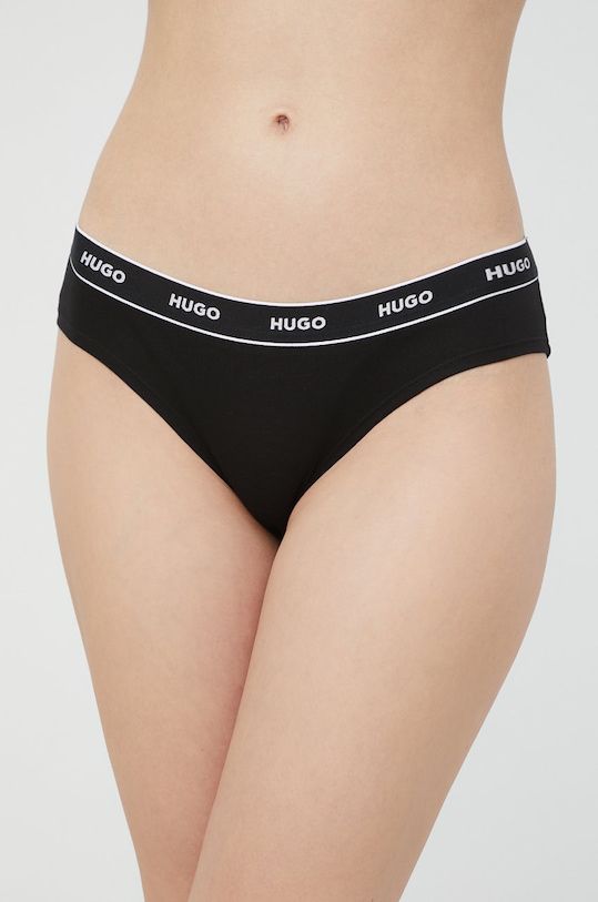 HUGO figi (3-pack) 50469657 dzianina czarny 50469657