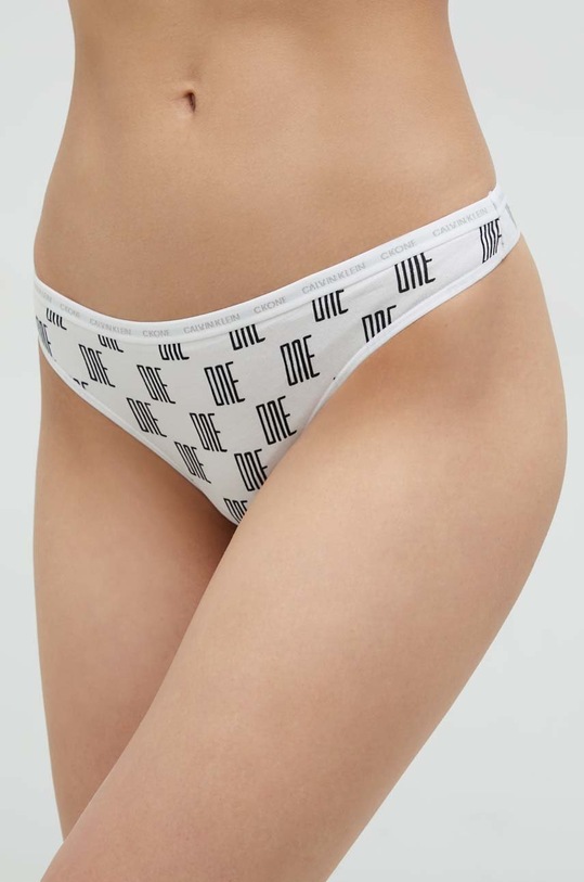 Tanga Calvin Klein Underwear tanga žlutá 000QD3788E.PPYY
