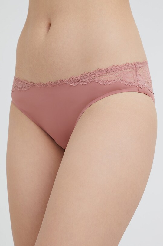 Труси Calvin Klein Underwear трикотаж рожевий 000QF6398E.PPYY
