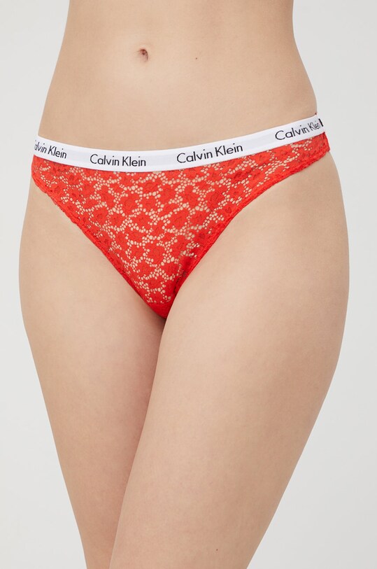 Nohavičky Calvin Klein Underwear nohavičky červená 000QD3925E.PPYY