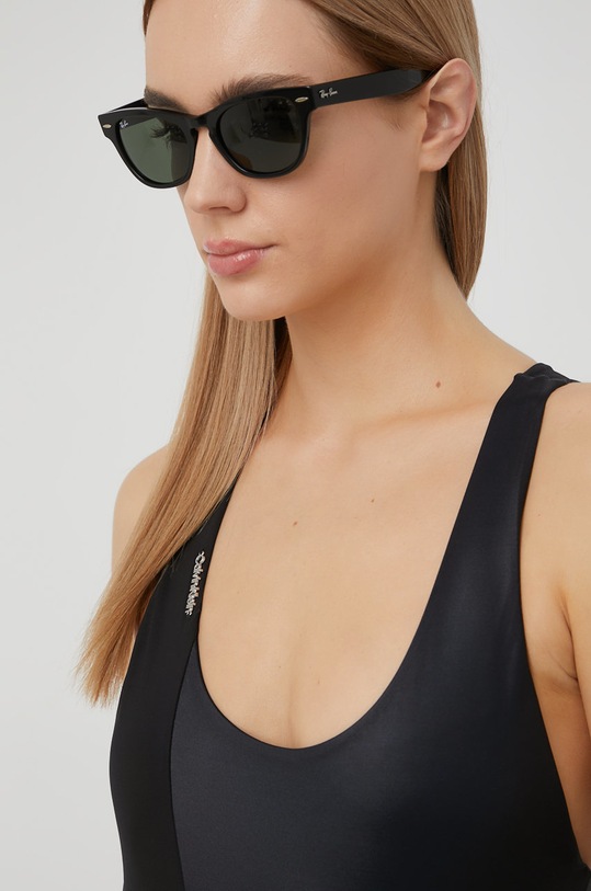 Odzież Calvin Klein strój kąpielowy KW0KW01651.PPYY czarny