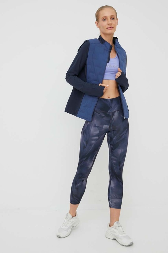 Calvin Klein Performance biustonosz sportowy CK Essentials 00GWS2K138.PPYY fioletowy SS22