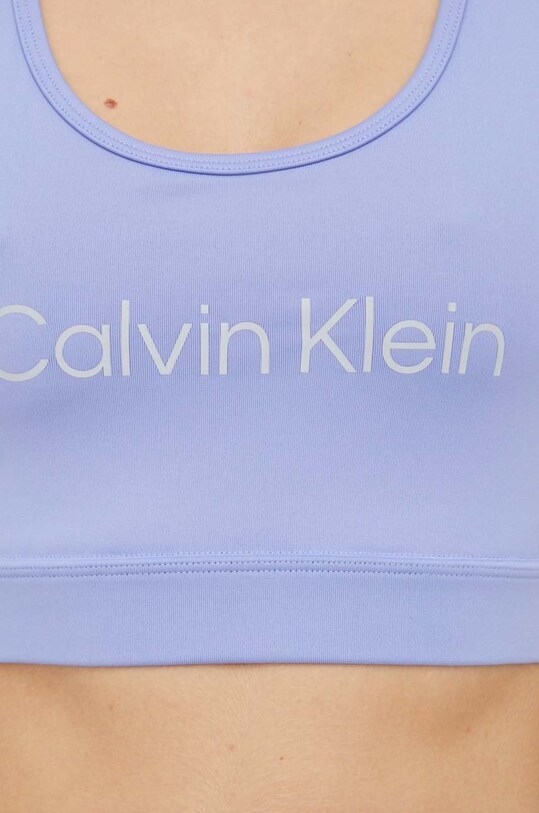 Športová podprsenka Calvin Klein Performance Ck Essentials 00GWS2K138.PPYY fialová