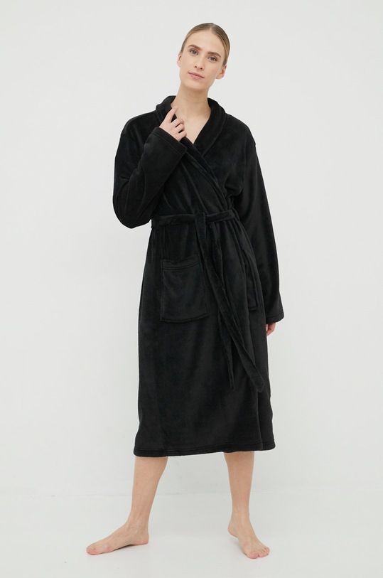 Župan Calvin Klein Underwear 000QS6769A.PPYY čierna SS22