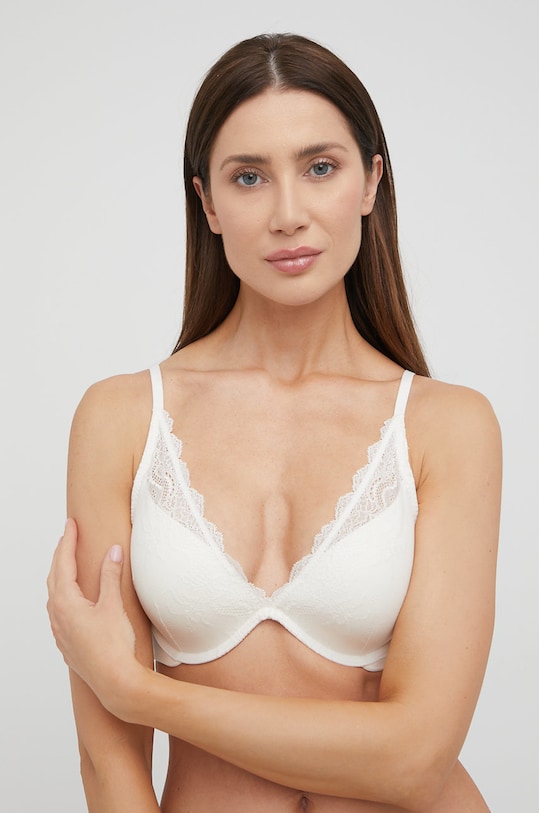 Spanx biustonosz koronka biały 30030R
