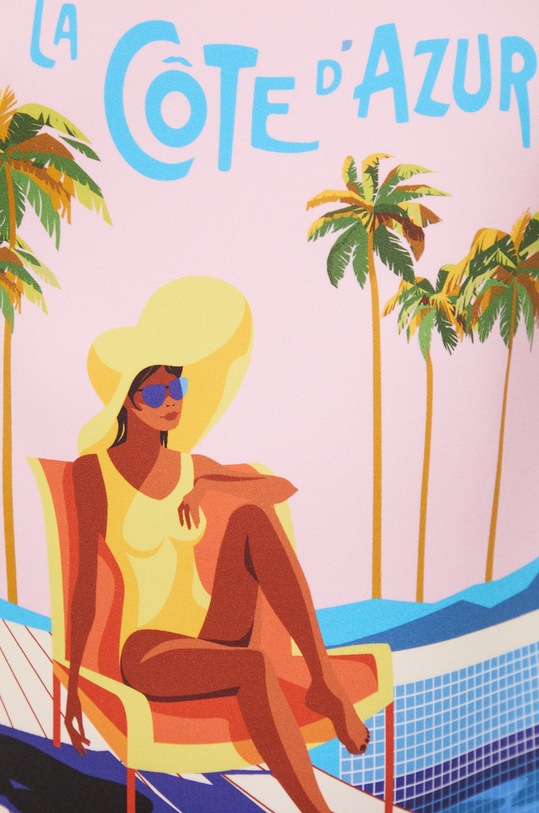 MC2 Saint Barth jednoczęściowy strój kąpielowy LOR0001 różowy