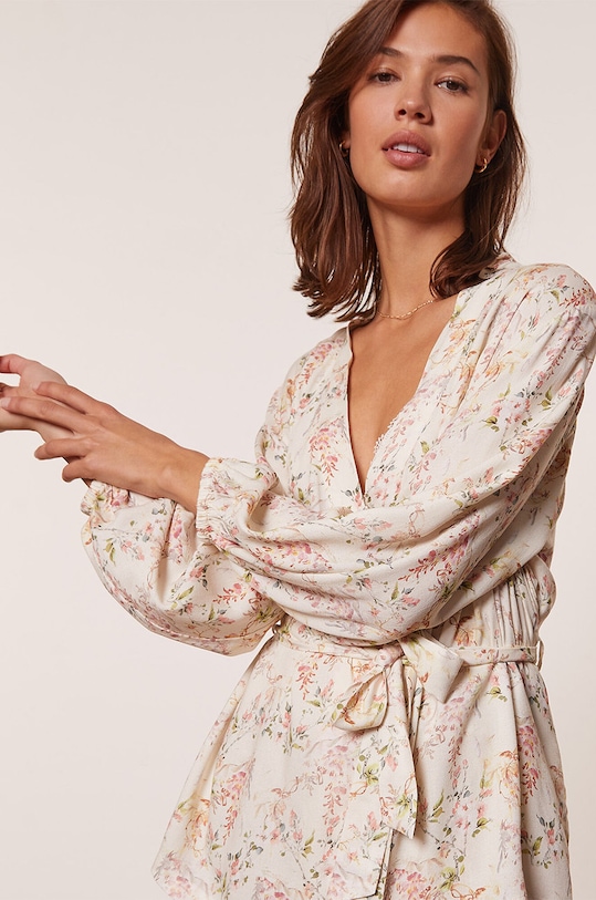 Халат Etam ткань бежевый 653199080