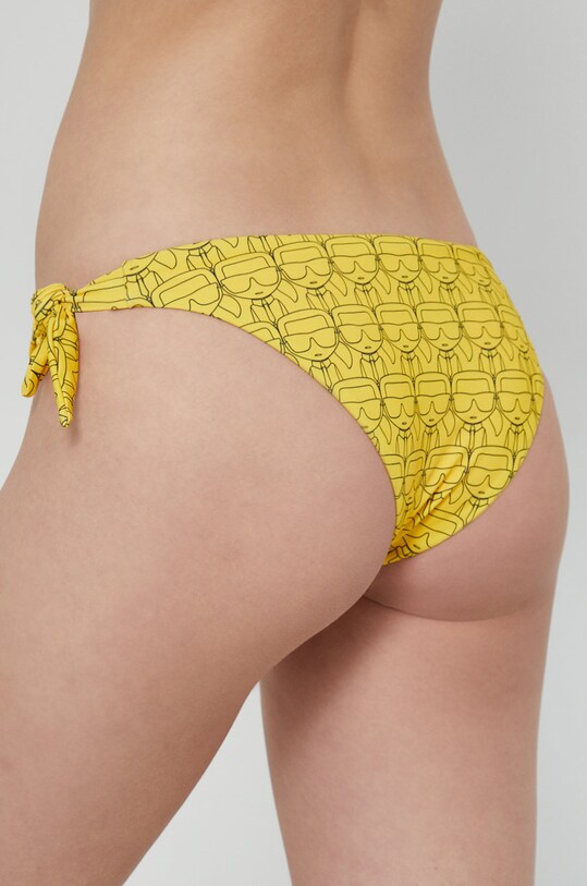 Kupaće gaćice Karl Lagerfeld KL22WBT14 zlatna SS22