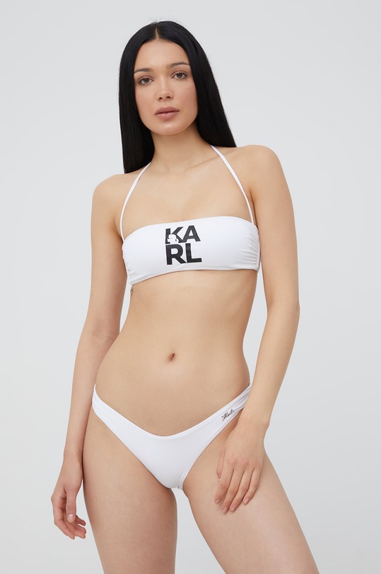 Îmbrăcăminte Karl Lagerfeld bikini brazilieni KL22WBT01 alb