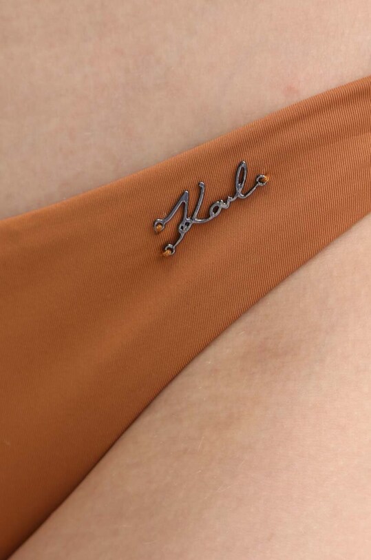 Karl Lagerfeld chiloti de baie maro KL22WBT02