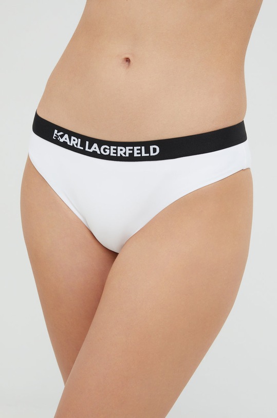 Kupaće gaćice Karl Lagerfeld donji dijelovi bijela KL22WBT08