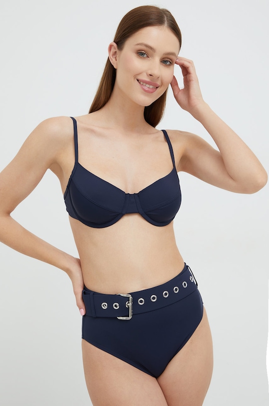 Îmbrăcăminte MICHAEL Michael Kors sutien de baie MM2J618 bleumarin