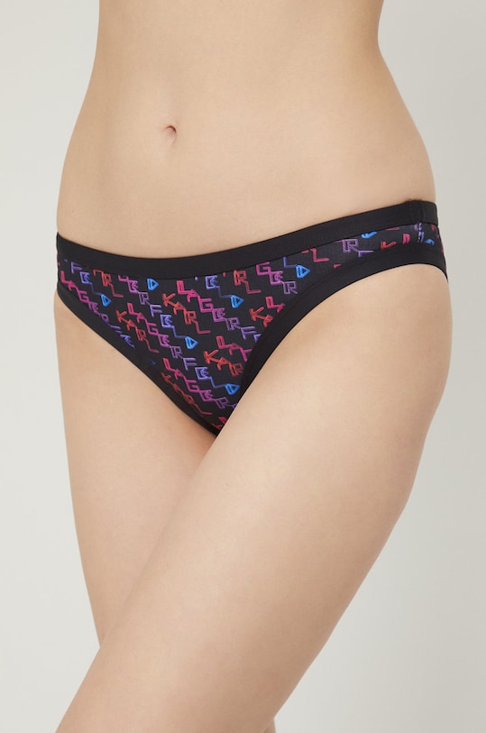 Karl Lagerfeld chiloti de baie fund negru KL21WBT18