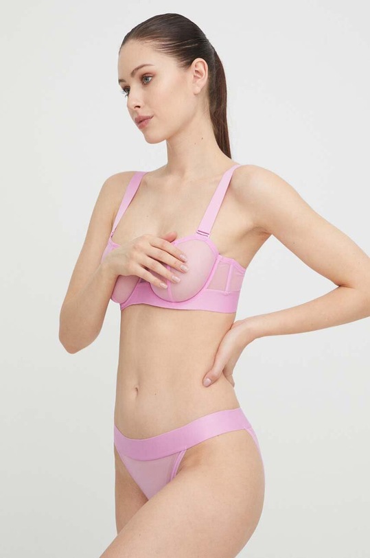 Oblečenie Nohavičky Dkny DK8945 ružová