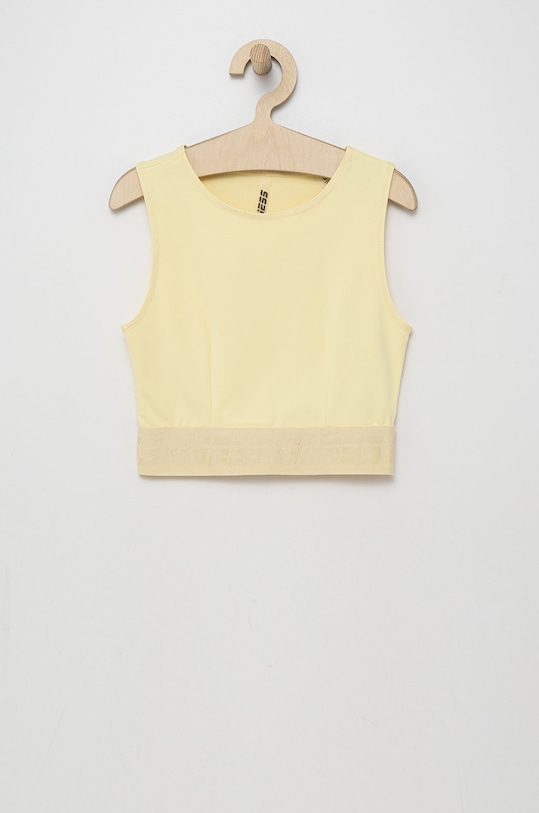 Top Guess s elastanem žlutá J2GI36.MC049