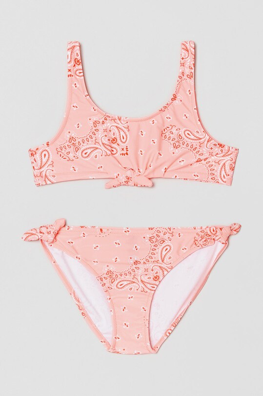 OVS dwuczęściowy strój kąpielowy dziecięcy komplet różowy 1443379.Kids.Beachwear