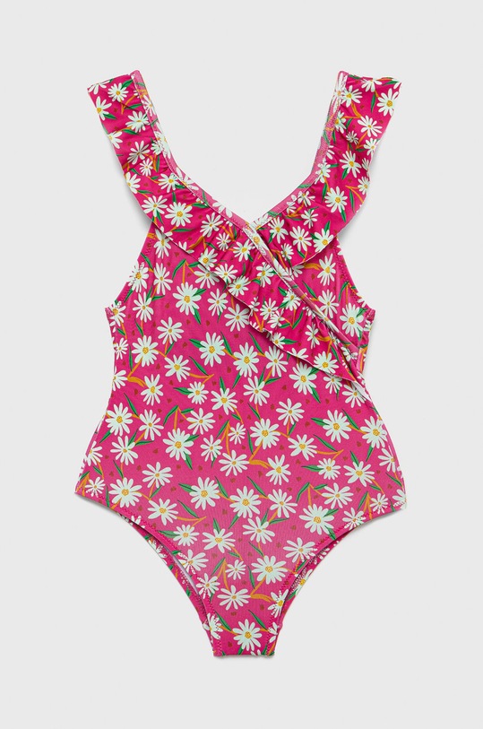 United Colors of Benetton strój kąpielowy dziecięcy miękka fioletowy 3KIY0I007.G