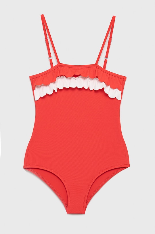 Dětské plavky United Colors of Benetton měkké červená 3L030I003.G